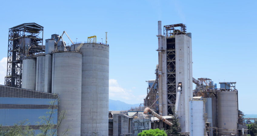 Planta de uma indústria sucroalcooleira